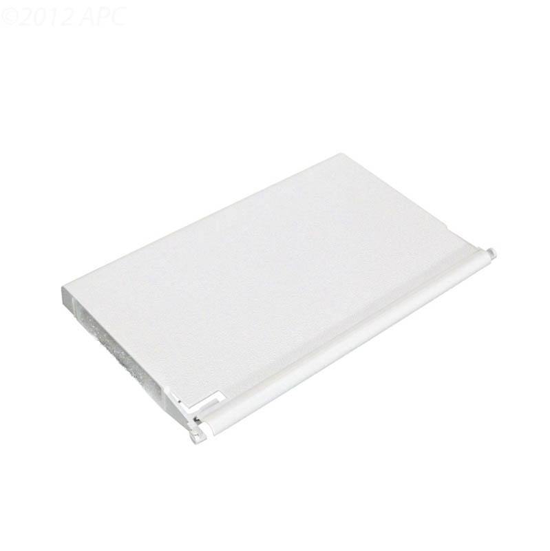 Weir gate assy., white - Yardandpool.com