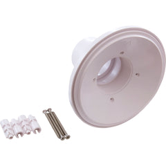 6" White Bulkhead Adapter with 2" Socket Sumpless Fitting