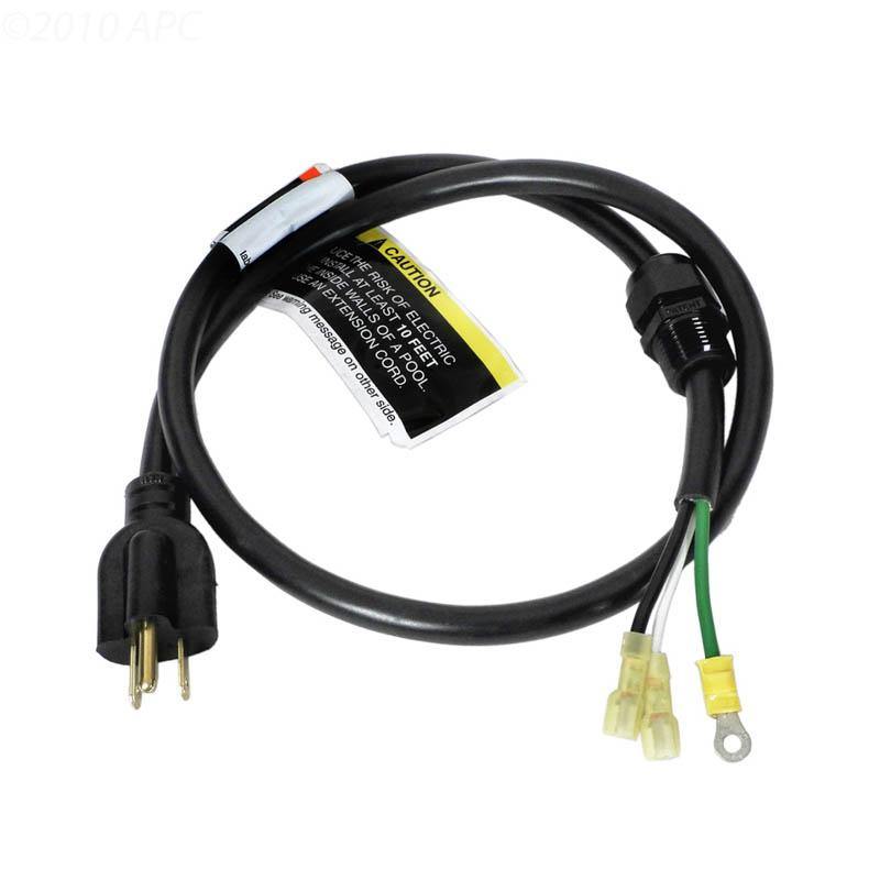 3' Cord w/3 prong plug - Yardandpool.com