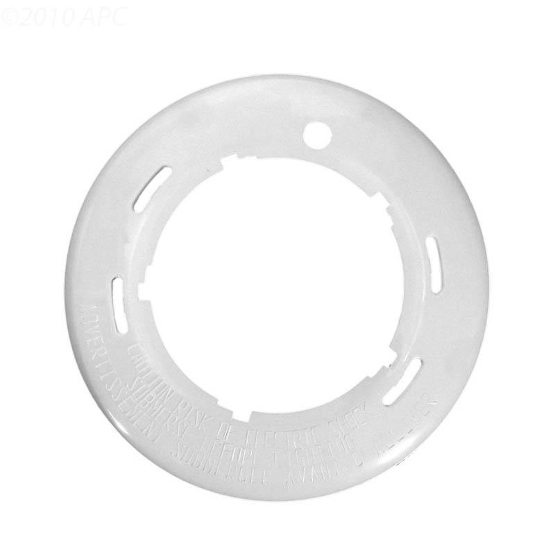 Decorative face ring, white - Yardandpool.com