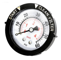 Back Mount Pressure Gauge - PG3024B - Yardandpool.com