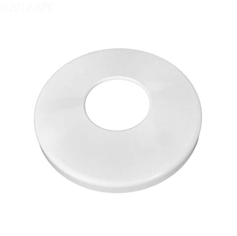 Escutcheon Plate White Abs 1.5" - Yardandpool.com