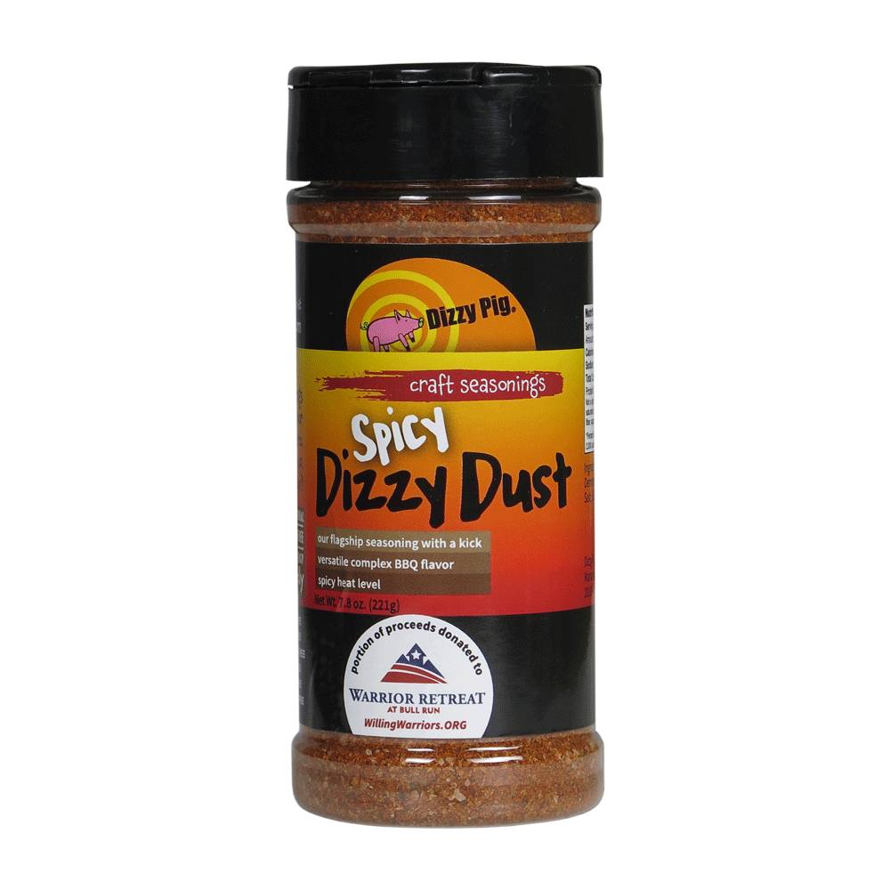 Dizzy Pig Spicy Dizzy Dust BBQ Rub - 8 oz - Yardandpool.com