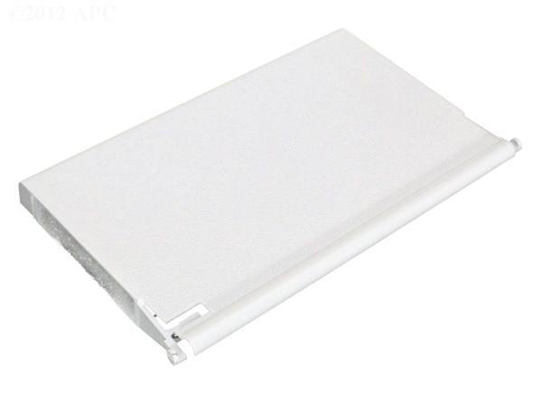 Weir gate assy., white - Yardandpool.com